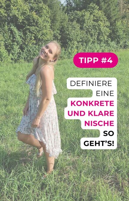 Business Tipps für Gründerinnen & Selbstständige Teil 4: Definiere eine konkrete und klare Nische