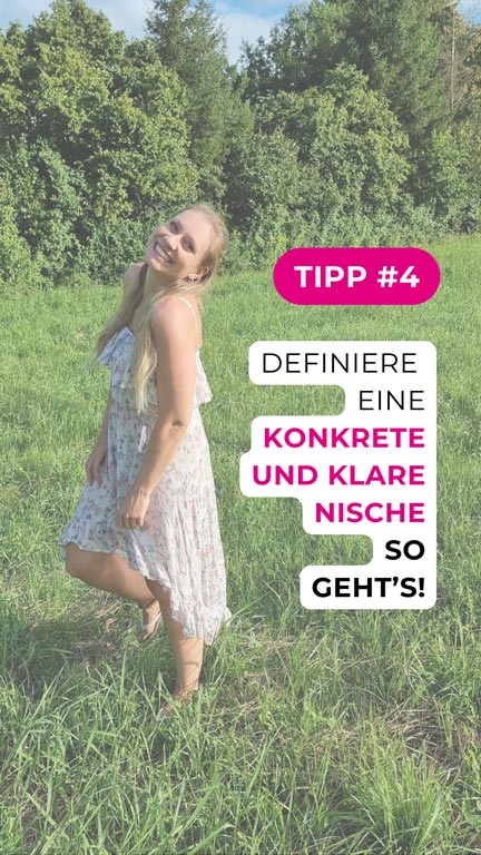 Business Tipps für Gründerinnen & Selbstständige Teil 4: Definiere eine konkrete und klare Nische